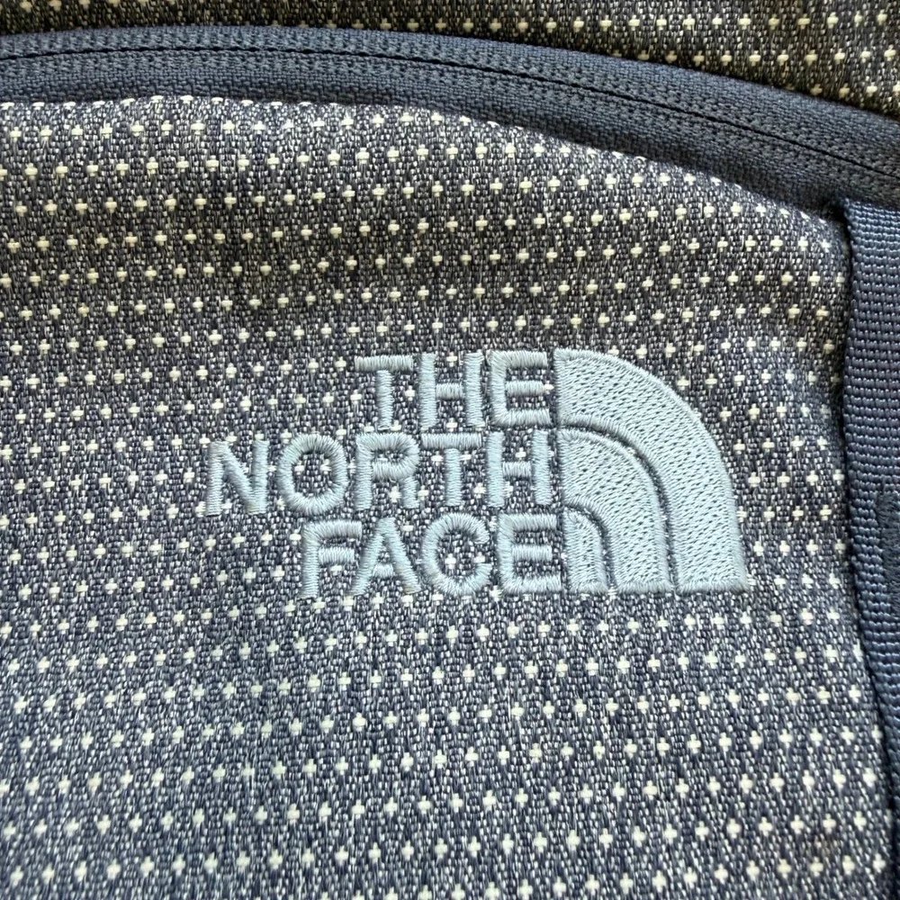 The North Face Microbyte Backpack Grey Navy Blue Laptop Bag NF00CTJ9